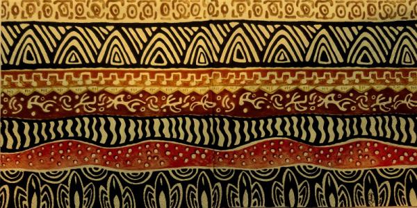 034 Afrikas - 3-lagig (beige) - Ambiente